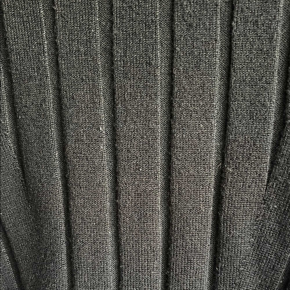 Black Ribbed Sweater - Picture 3 of 8